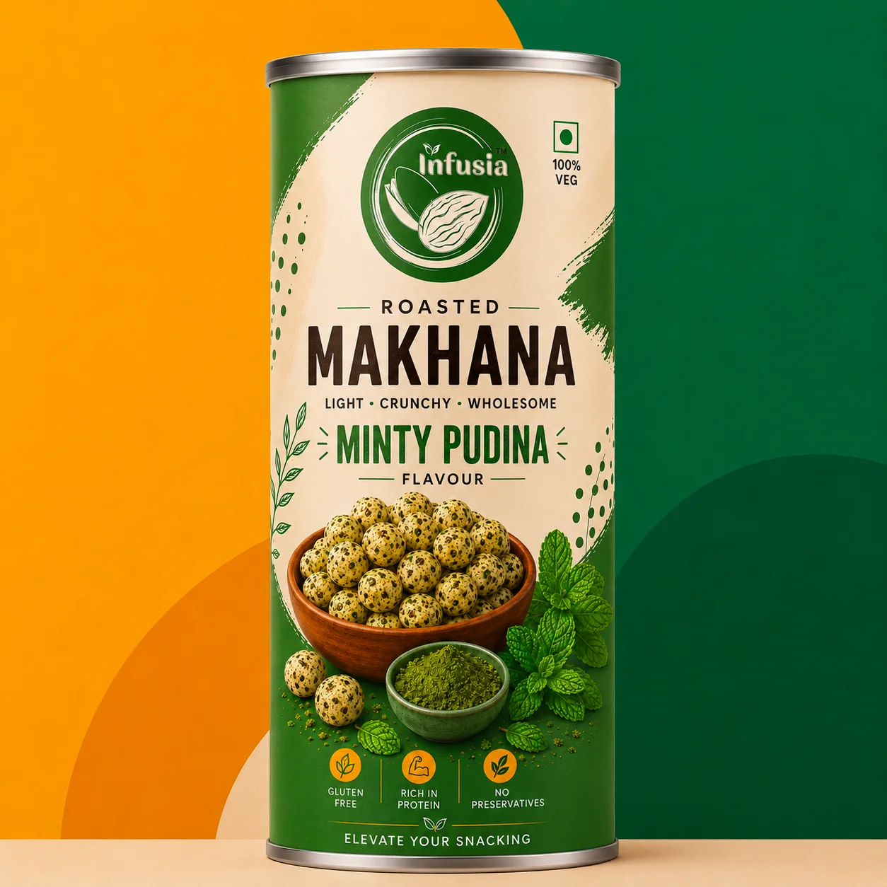 Makhana Minty Pudina